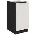 Kuhinjski ormarić Aria WH/BL Anti Fingerprint 40d 1f Bb