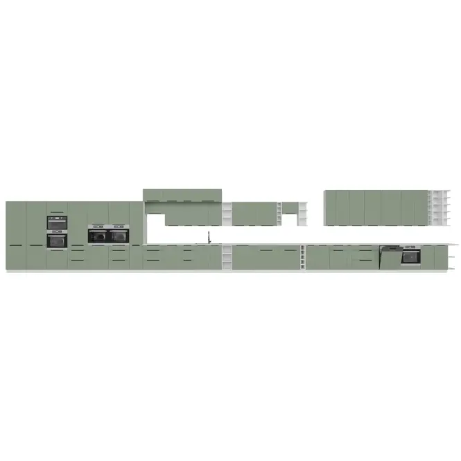 Kuhinjski ormarić Aria SA/WH Anti Fingerprint 50gu-36 1f,10