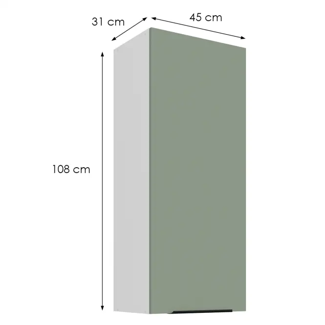 Kuhinjski ormarić Aria SA/WH Anti Fingerprint 45g-108 1f,2