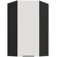 Kuhinjski ormarić Aria WH/BL Anti Fingerprint 60x60 Gn-108 1f (45°)