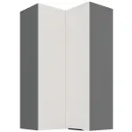 Kuhinjski ormarić Aria WH/ANT Anti Fingerprint 60x60 Gn-108 2f (90°)