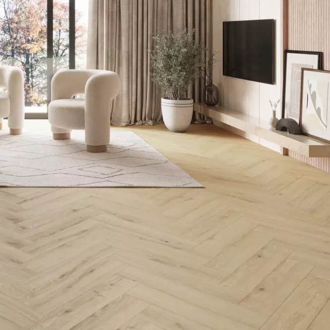 Vodootporni laminat Hrast Segura 8mm AC5 Herringbone WR 66882