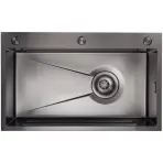 Sudoper Lars 75x46 PVD crni