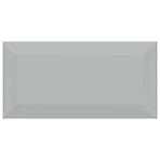 Glazirana zidna pločica Metrotiles grey glossy 10/20
