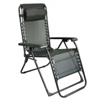 Vrtna ležaljka Relax black