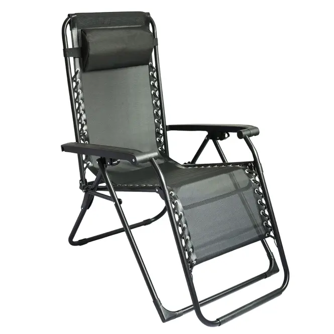 Vrtna ležaljka Relax black