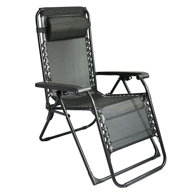 Vrtna ležaljka Relax black