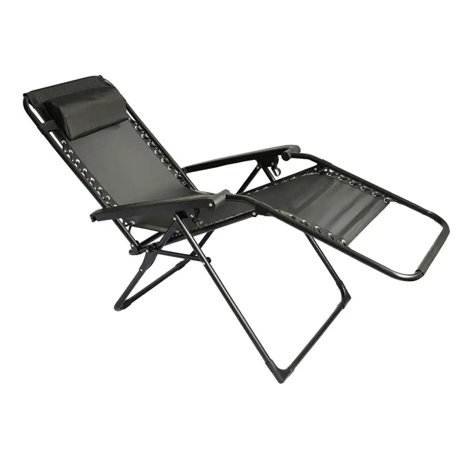 Vrtna ležaljka Relax black