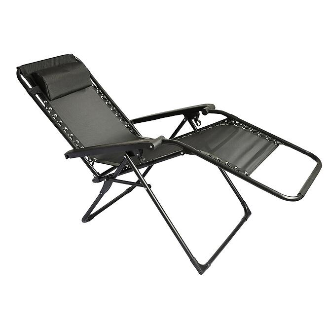 Vrtna ležaljka Relax black