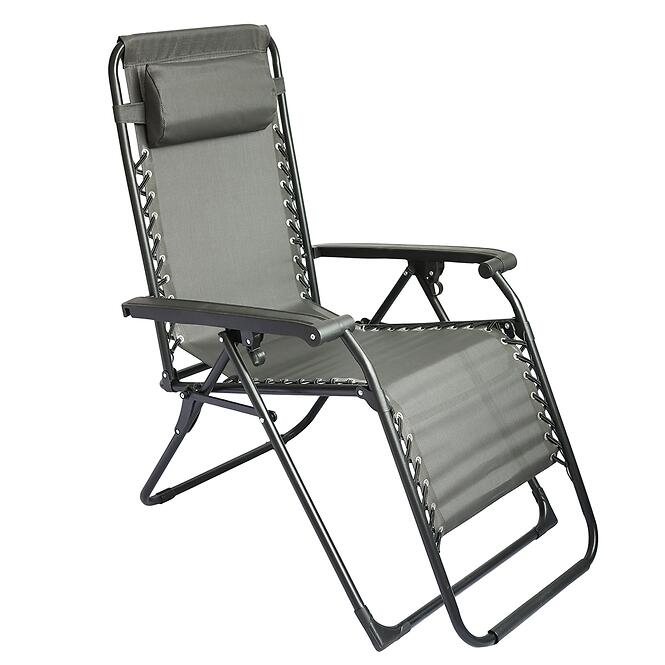 Vrtna ležaljka Relax grey
