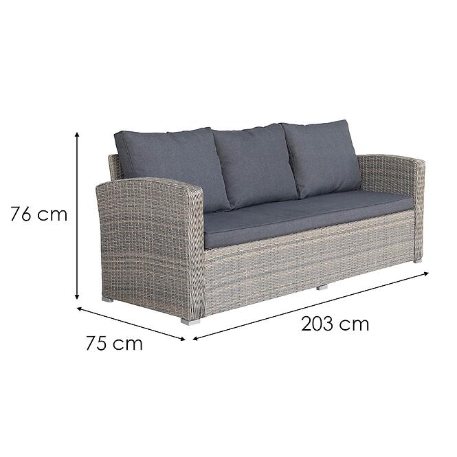 Set vrtnog namještaja Bjerka grey
