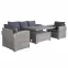 Set vrtnog namještaja Bjerka grey,4