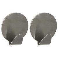 Metalna kuka srebro 2kom st0084a