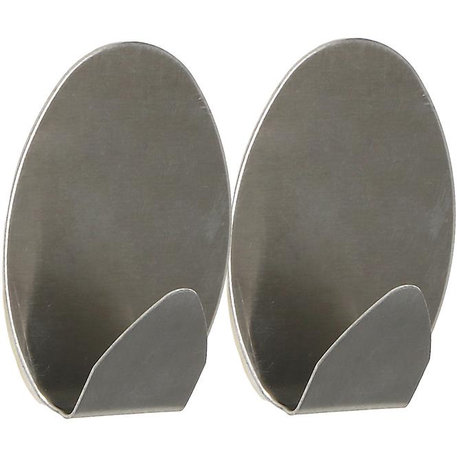 Metalna kuka srebro 2kom st0086a