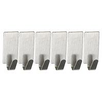 Metalna kuka srebro 6kom st0082a