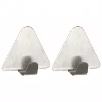 Metalna kuka srebro 2kom st0077a