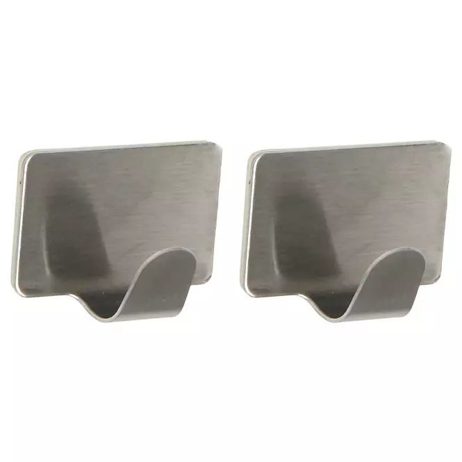 Metalna kuka srebro 2kom st0066a
