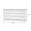 Panel 3D light II 250x123cm sivi RAL-7016 7062170,2