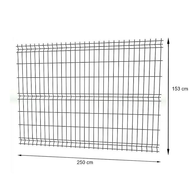 Panel 3D light II 250x123cm sivi RAL-7016 7062172