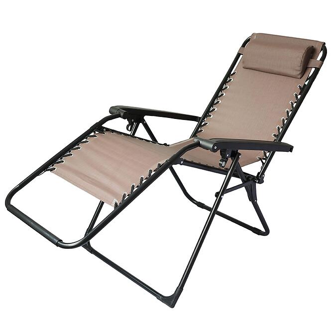 Vrtna ležaljka Relax brown,2