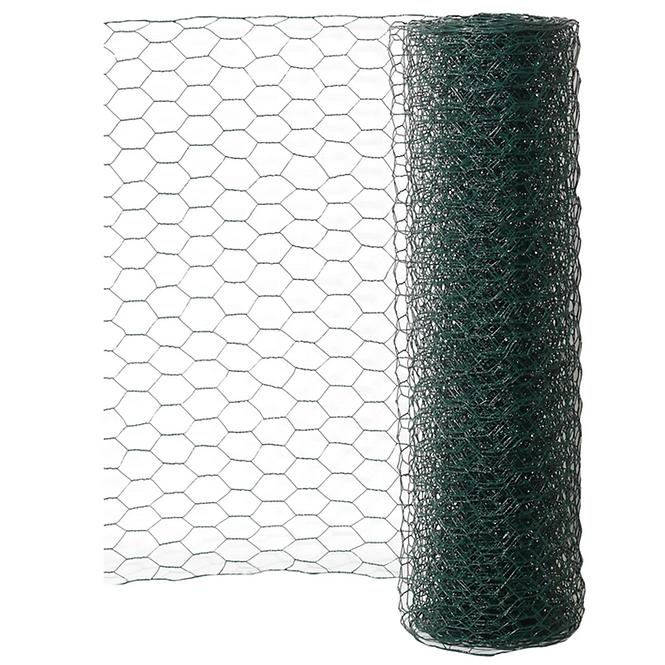 Šesterokutna metalna mreža 0,5 x 10 m GREEN