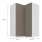Kuhinjski ormarić Aria-TA/WH anti fingerprint 60x60 GN-90 2F (90°),3