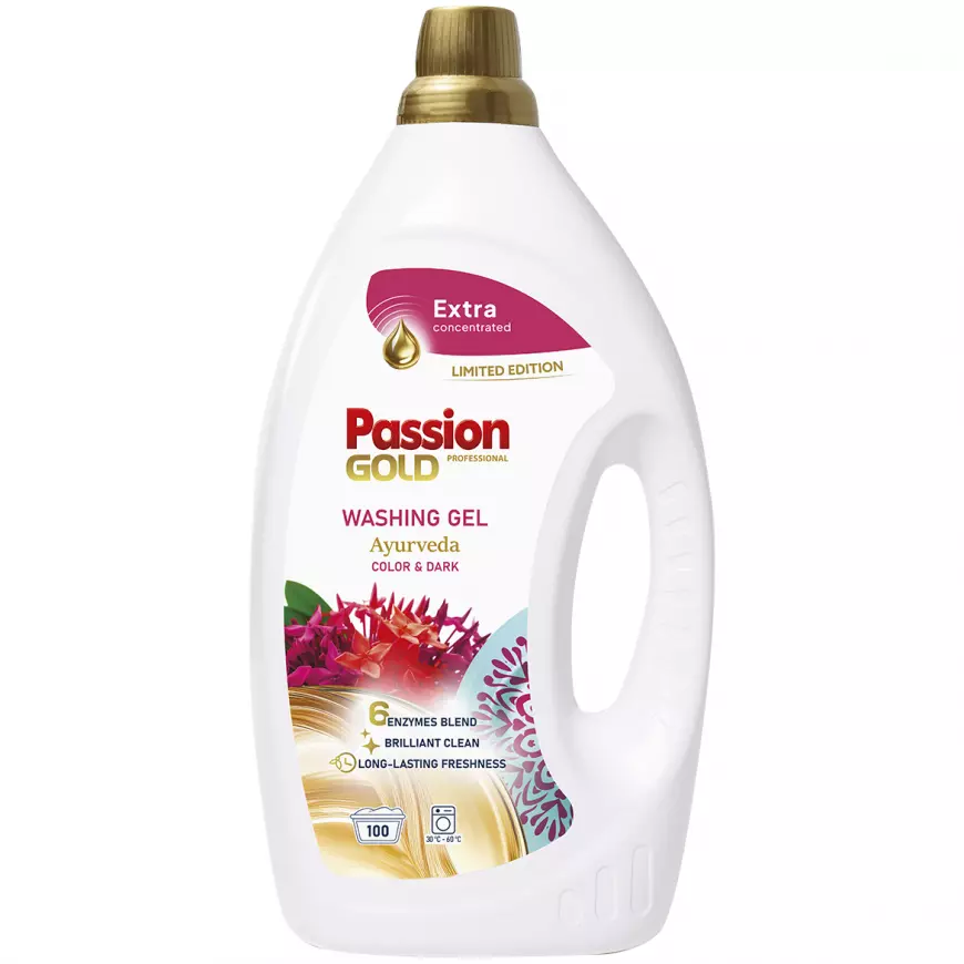 Passion Gold gel za pranje rublja 3.5 L color & dark Ayurveda