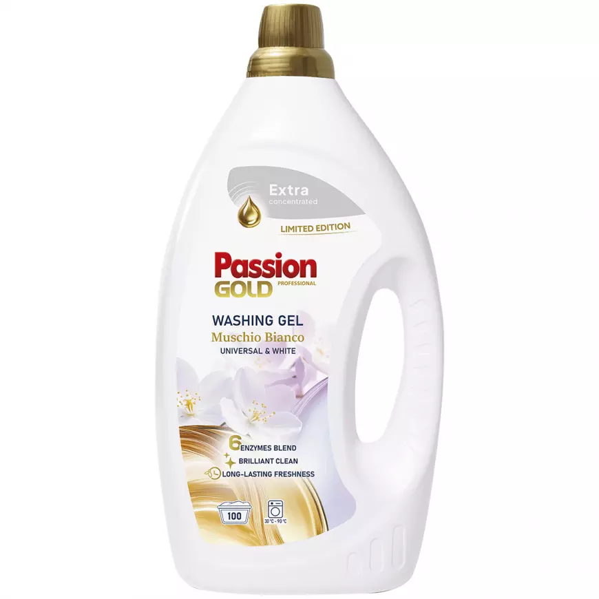 Passion Gold gel za pranje rublja 3.5 L universal & white Muschio Bianco