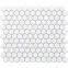 Mozaik Heksagon White Mat Small 26/30