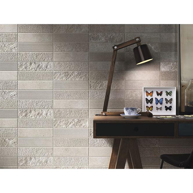 Glazirana zidna pločica Pierre taupe 40/120
