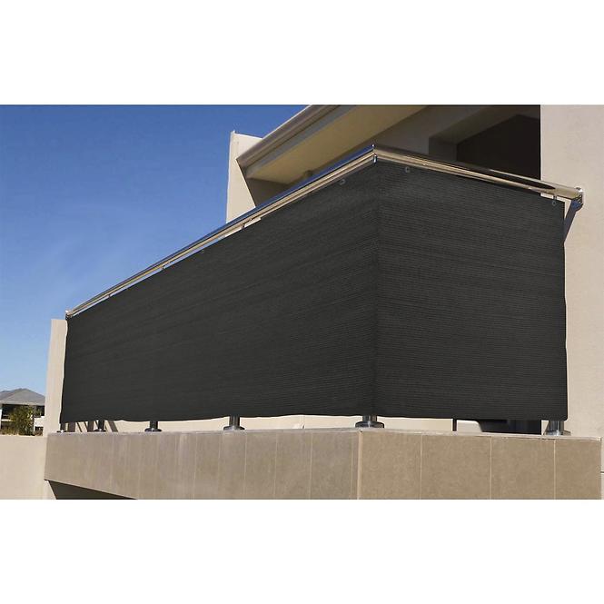 Zaštita od pogleda za balkon 75/600 cm grafit
