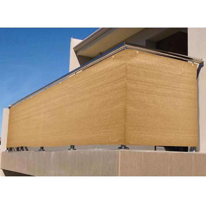 Zaštita od pogleda za balkon 75/600 cm pijesak