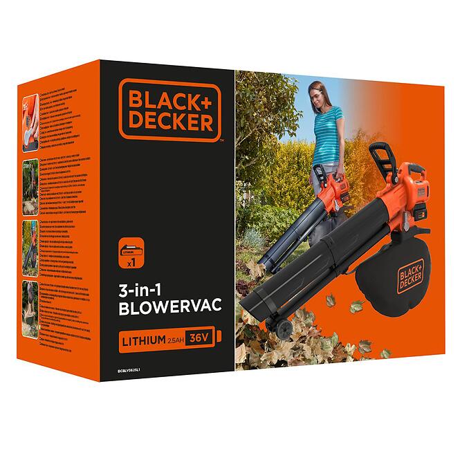 Vrtni puhač lišća BCBLV3625L1-QW,2