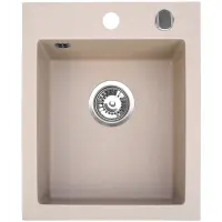 Granitni sudoper Lot bež 485x405 + sifon
