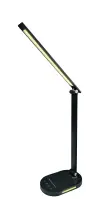 STOLNA LAMPA ALIS BLACK CCT 5 BARW 7W DIM USB LB1