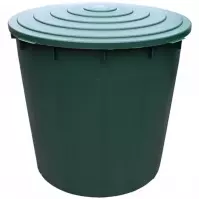 Bačva s ventilom i zelenim poklopcem 500L
