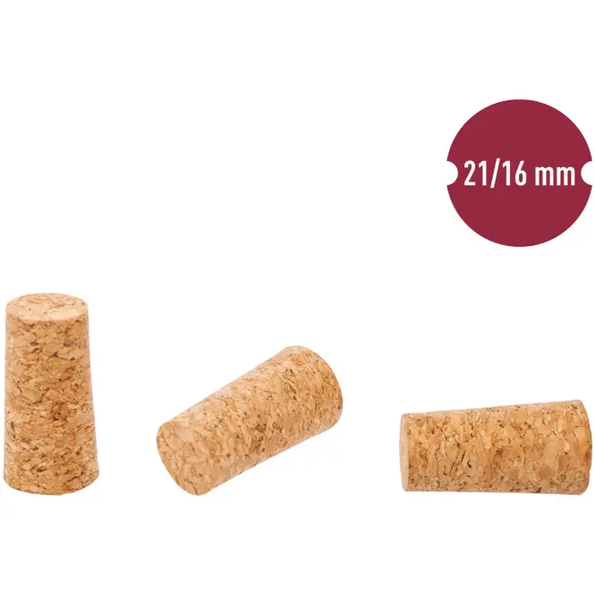 Čep od pluta 21/16 mm 10 kom