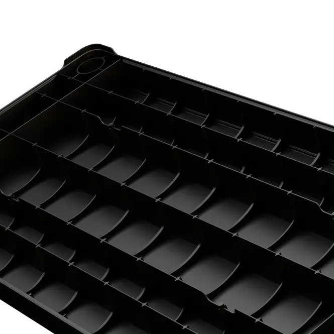 Plastični regal s 4 police 173,5x60x30 crni,3