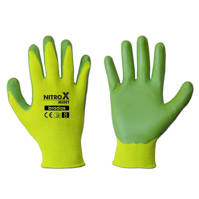 Nitrox ženske zaštitne rukavice mint, veličina 8