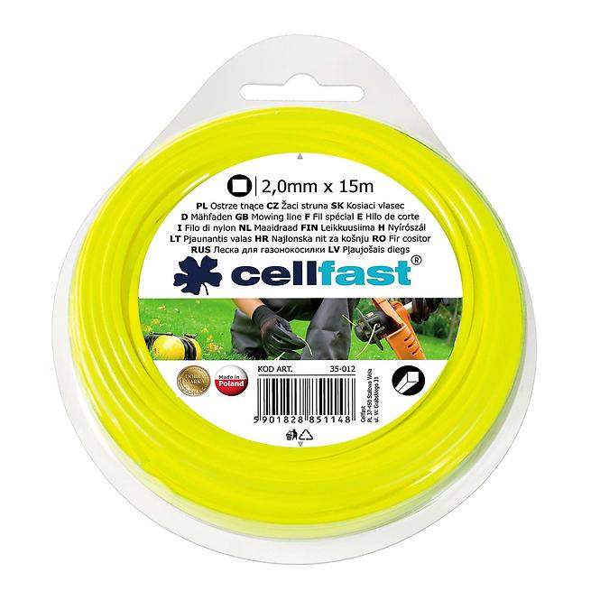 CELLFAST Nit za trimer kvadratna 2,0x15 35-012