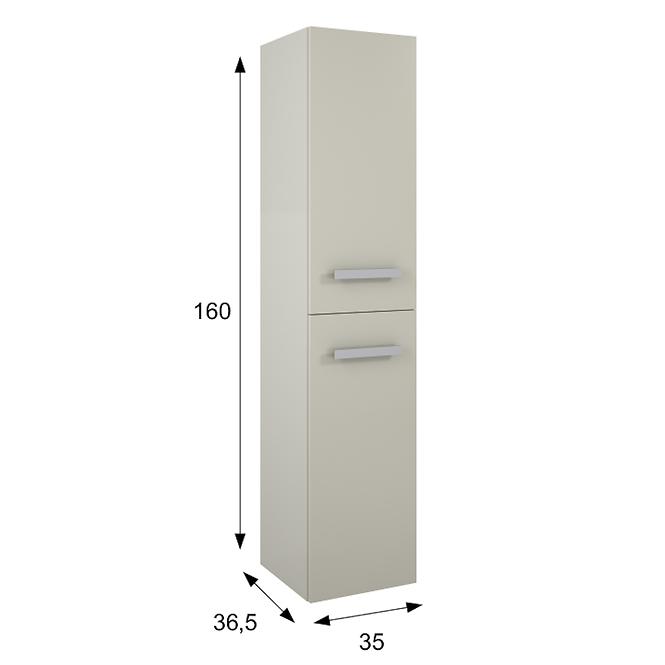 Visoki ormar Perla 35 2 vrata cappuccino