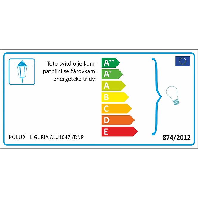 Vrtna svjetiljka Liguria osvjetljenje prema dolje 1047I/DNP patina KD1