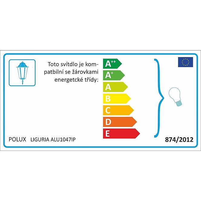 Vrtna svjetiljka Liguria osvjetljenje prema gore 1047IP-patina KG1