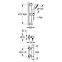 Zidna slavina za tuš s termostatom Precision start,2