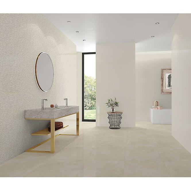 Glazirana zidna pločica Wave beige 25/75 rett.