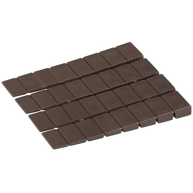 PLASTIČNI KLIN 8X20X100MM, SMEĐI, 4 KOM