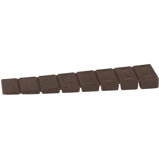 PLASTIČNI KLIN 8X20X100MM, SMEĐI, 4 KOM