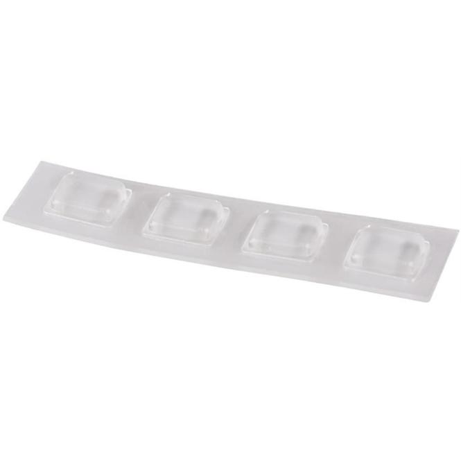 ODBOJNIK ZA VRATA 10X10X2,5MM, SAMOLJEPLJIVI, PROZIRNI,