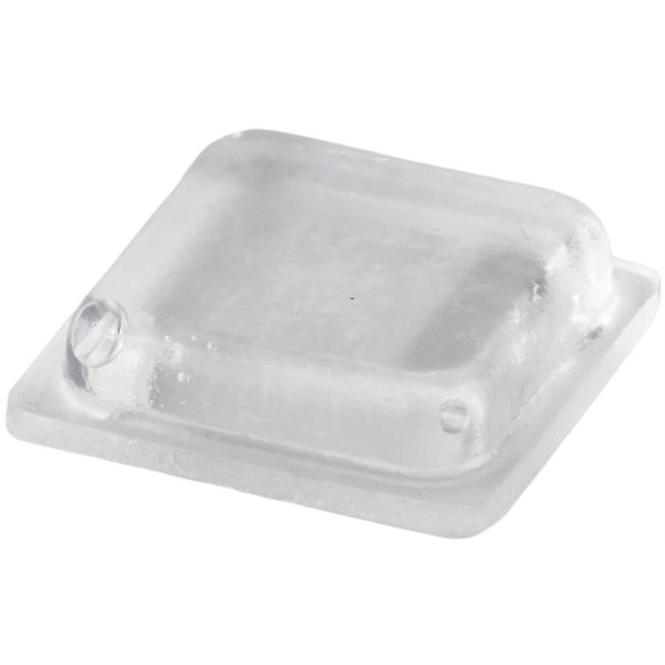 ODBOJNIK ZA VRATA 10X10X2,5MM, SAMOLJEPLJIVI, PROZIRNI,