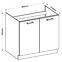 Kuhinjski ormar Grey 80ZL 2F BB,2